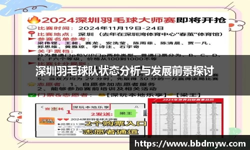 深圳羽毛球队状态分析与发展前景探讨