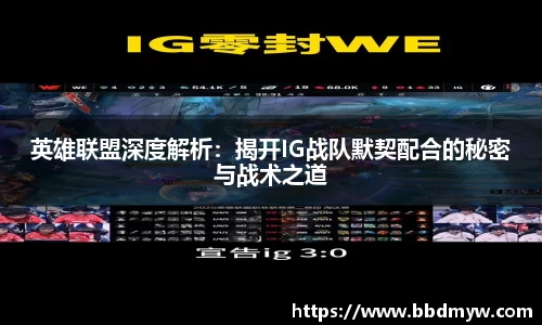 英雄联盟深度解析：揭开IG战队默契配合的秘密与战术之道