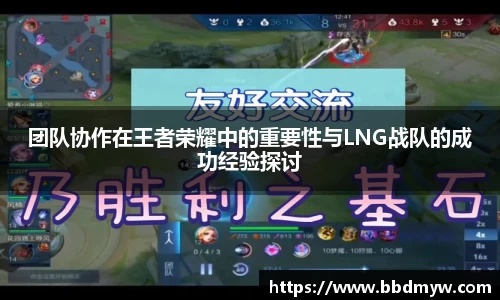 团队协作在王者荣耀中的重要性与LNG战队的成功经验探讨